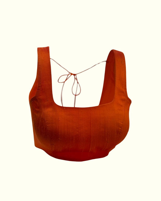 Tangerine Flame Blouse