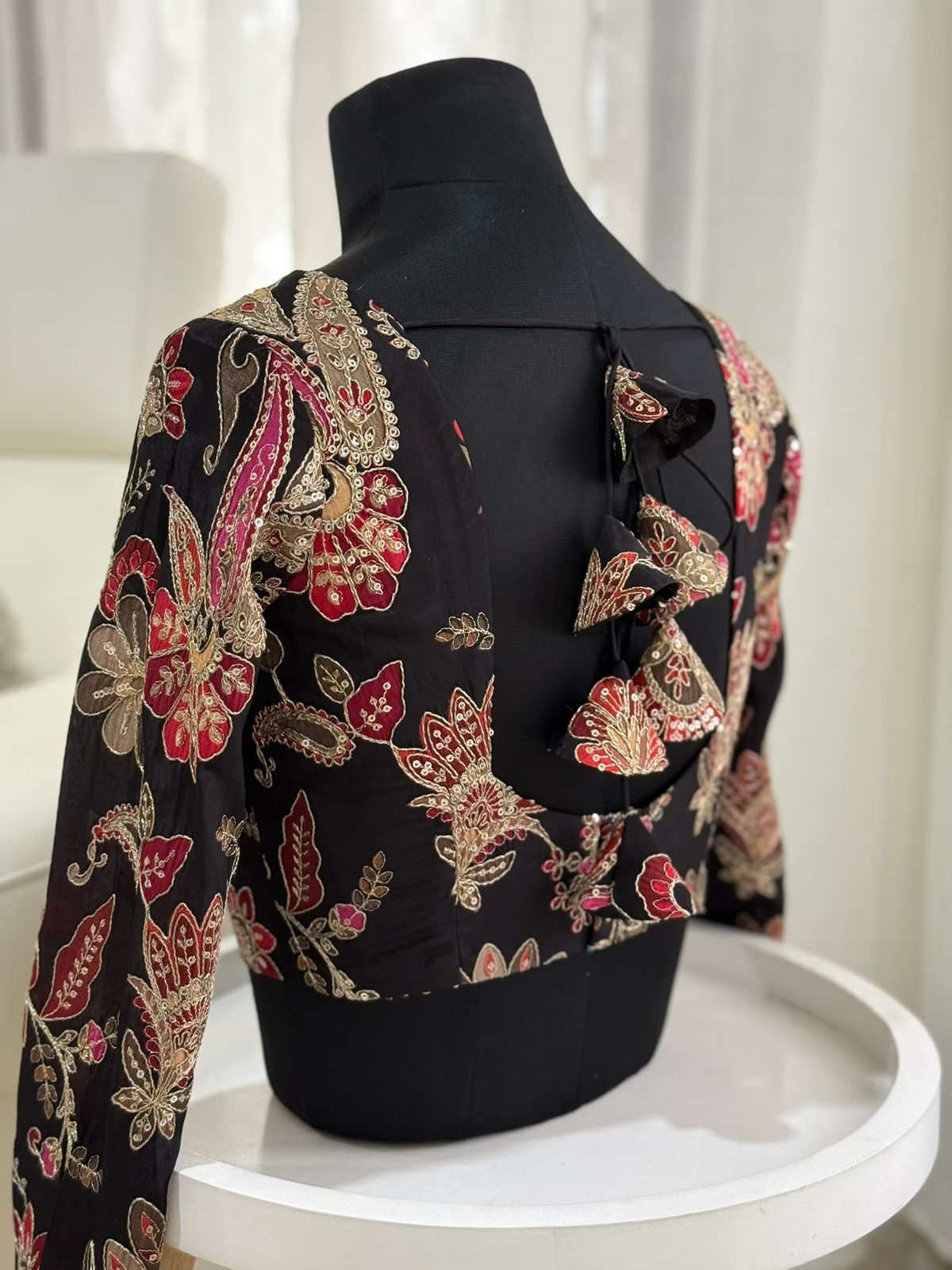 Ebony Leaf Blouse