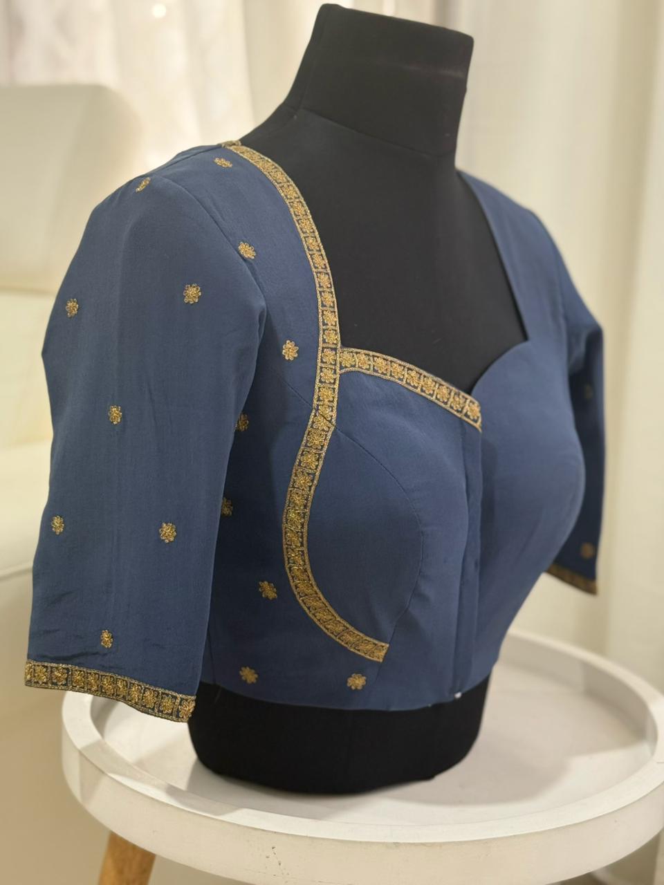 Slate Royale Blouse