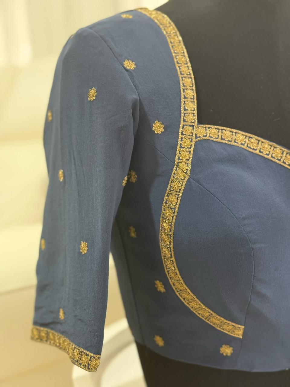 Slate Royale Blouse
